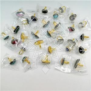 Fashion Gem and Crystals Gemstone Rings Package