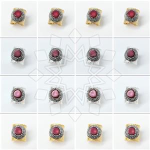 Fashion Gem and Crystals Gemstone Rings Package