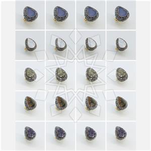 Fashion Gem and Crystals Gemstone Rings Package