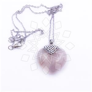 Fashion Gem and Crystals Pendant Necklace