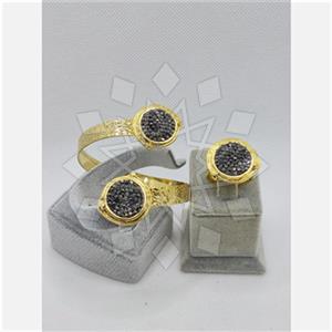 Fashion Gem and Crystals Ring Bracelet Sets