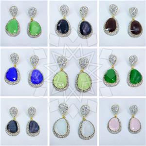 Fashion Gem and Crystals Single Drop Earrings Package