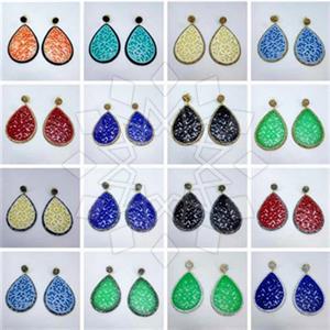 Fashion Gem and Crystals Single Drop Earrings Package