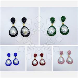 Fashion Gem and Crystals Single Drop Earrings Package