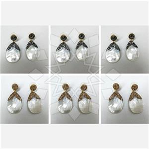 Fashion Gem and Crystals Single Drop Earrings Package