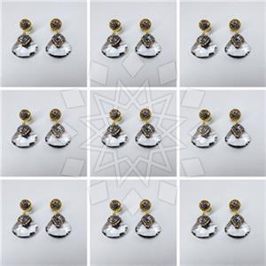 Fashion Gem and Crystals Single Drop Earrings Package