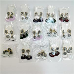 Fashion Gem and Crystals Single Drop Earrings Package