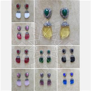 Fashion Gem and Crystals Single Drop Earrings Package