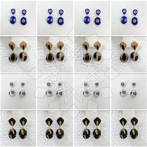 Fashion Gem and Crystals Single Drop Earrings Package