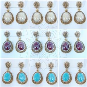 Fashion Gem and Crystals Single Drop Earrings Package