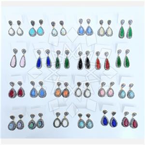 Fashion Gem and Crystals Single Drop Earrings Package