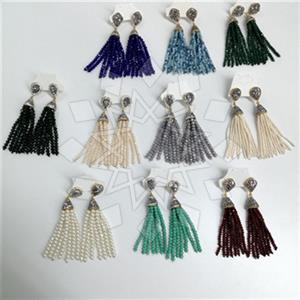 Fashion Gem and Crystals Tassel Earring Package