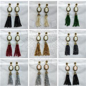Fashion Gem and Crystals Tassel Earring Package