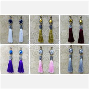 Fashion Gem and Crystals Tassel Earring Package