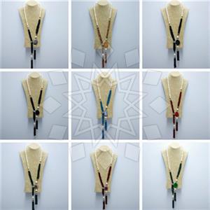 Fashion Gem and Crystals Tassel Necklace Package