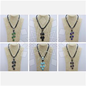 Fashion Gem and Crystals Tassel Necklace Package
