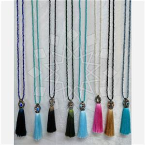 Fashion Gem and Crystals Tassel Necklace Package