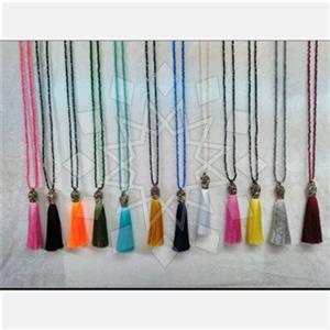 Fashion Gem and Crystals Tassel Necklace Package