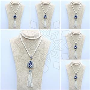 Fashion Gem and Crystals Tassel Necklace Package