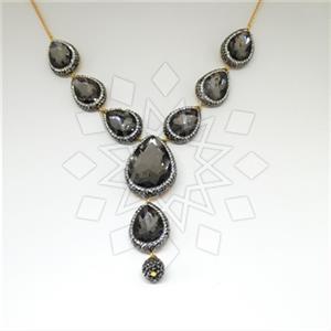 Fashion Gem and Crystals Unique Necklace