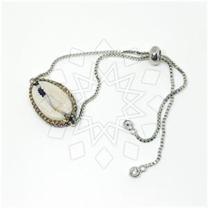 Fashion Gemstone and Crystal  Adjustable Bracelet