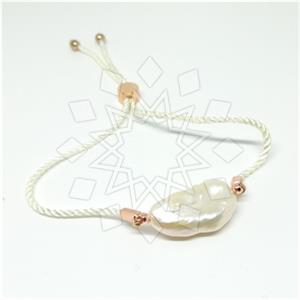 Fashion Gemstone and Crystal  Adjustable Bracelet