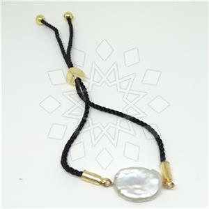 Fashion Gemstone and Crystal  Adjustable Bracelet