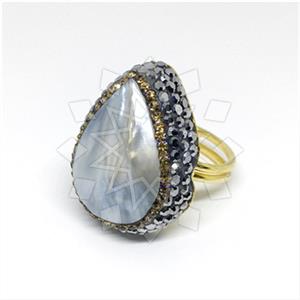 Fashion Gemstone and Crystal Gemstone Rings