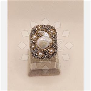 Fashion Gemstone and Crystal Cocktail Rings