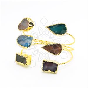 Fashion Gemstone  Bangle Bracelets
