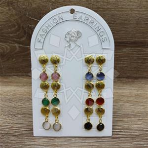 Fashion Gemstone  Dangle Earrings Package