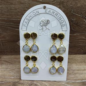 Fashion Gemstone  Dangle Earrings Package