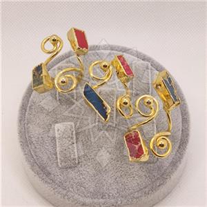 Fashion Gemstone  Double Gemstone Rings Package