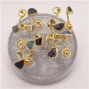 Fashion Gemstone  Double Gemstone Rings Package