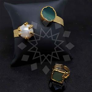 Fashion Gemstone  Ring Bracelet Sets