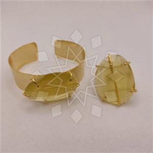 Fashion Gemstone  Ring Bracelet Sets