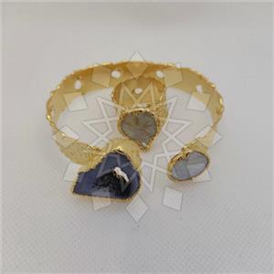 Fashion Gemstone  Ring Bracelet Sets