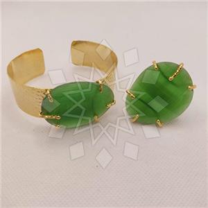 Fashion Gemstone  Ring Bracelet Sets