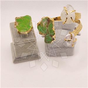 Fashion Gemstone  Ring Bracelet Sets
