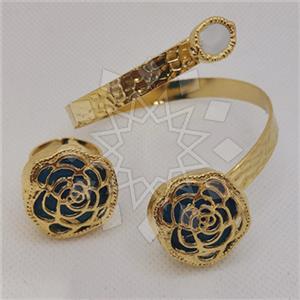 Fashion Gemstone  Ring Bracelet Sets