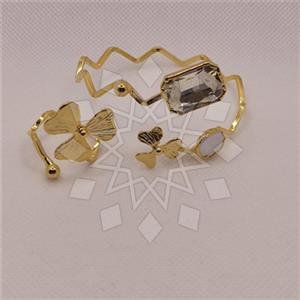 Fashion Gemstone  Ring Bracelet Sets