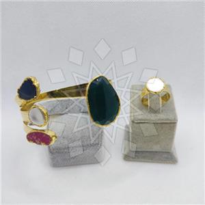 Fashion Gemstone  Ring Bracelet Sets