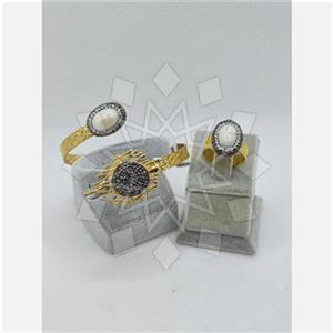Fashion Gemstone  Ring Bracelet Sets