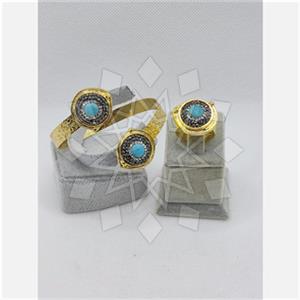 Fashion Gemstone  Ring Bracelet Sets