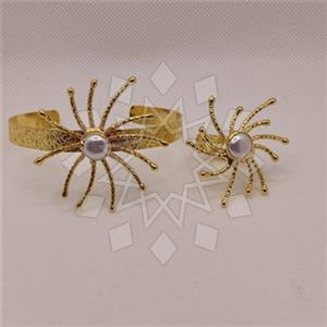 Fashion Gemstone  Ring Bracelet Sets