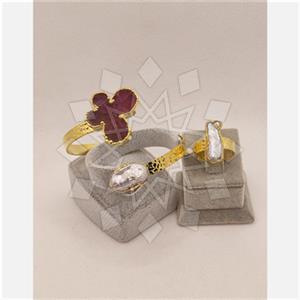 Fashion Gemstone  Ring Bracelet Sets