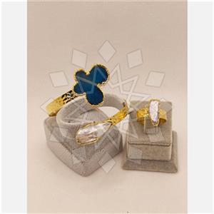 Fashion Gemstone  Ring Bracelet Sets