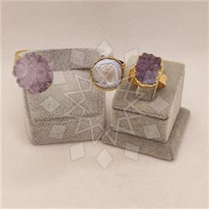 Fashion Gemstone  Ring Bracelet Sets