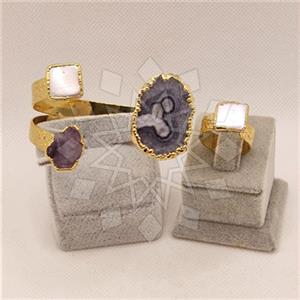 Fashion Gemstone  Ring Bracelet Sets