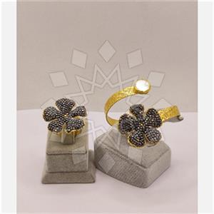 Fashion Gemstone  Ring Bracelet Sets